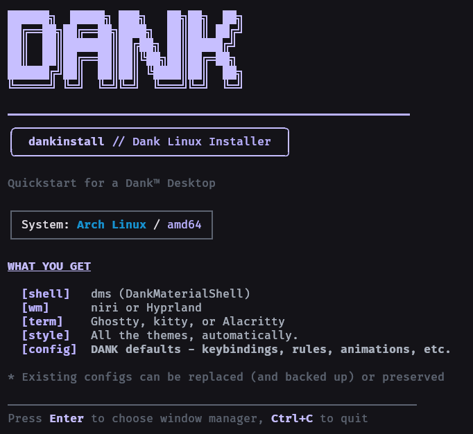 Dank Install